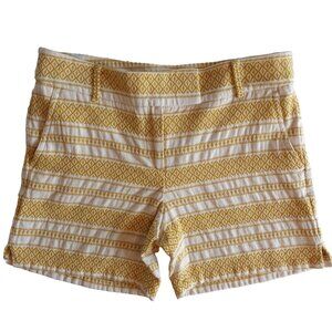LOFT The Riviera Short Cotton Striped Sz 4